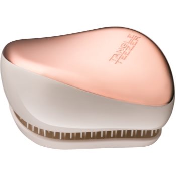 Tangle Teezer Compact Styler Rose Gold Cream perie - imagine 2